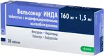 Вальсакор ИНДА, 160 мг + 1.5 мг, таблетки с модифицированным высвобождением, 30 шт. фото