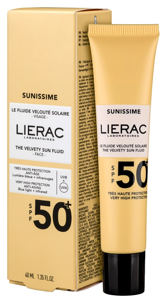 Lierac Sunissime Эмульсия солнцезащитная для лица бархатистая, 40 мл, 1 шт, SPF50 фото
