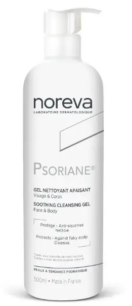 Noreva Psoriane гель успокаивающий очищающий, гель, 500 мл, 1 шт. фото