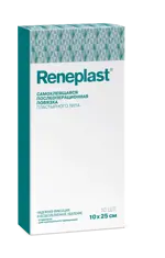Reneplast Повязка самоклеящаяся послеоперационная пластырного типа, 10 см х 25 см, повязка стерильная, 10 шт. фото
