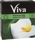 Презервативы Viva, презерватив, 3 шт, классический фото