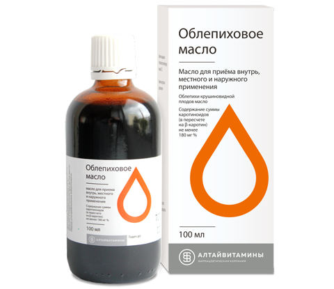 Облепиховое масло, масло для приема внутрь и местного применения, 100 мл, 1 шт. фото