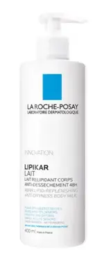 La Roche-Posay Lipikar Lait молочко для сухой и очень сухой кожи, молочко для тела, 400 мл, 1 шт, без отдушки фото 