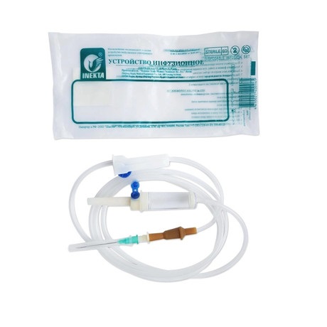 Inekta Система для переливания инфузионных растворов, 1 шт, 21G (0.80х40) фото