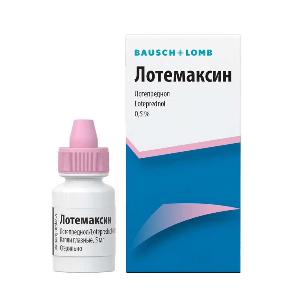 Лотемаксин, 0.5 %, капли глазные, 5 мл, 1 шт. фото