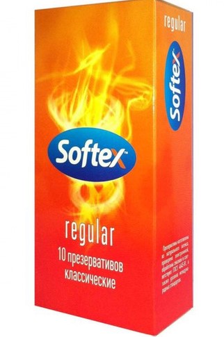 Презервативы Softex Regular, презерватив, 10 шт, классический фото