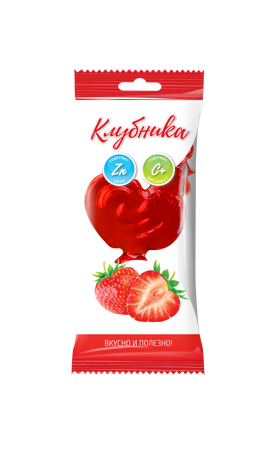 Карамель леденцовая петушок с витамином C, карамель, 17 г, 1 шт, клубника фото