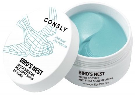 Consly патчи гидрогелевые для области вокруг глаз, патчи для кожи вокруг глаз, 60 шт, с экстрактом ласточкиного гнезда фото
