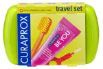 Curaprox Be you Дорожный набор в боксе, набор, 1 шт, зеленого цвета, зубная паста + зубная щетка CS5460 + ершики CPS07, CPS09 + держатель UHS409 фото