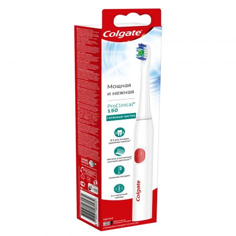 Colgate ProClinical Зубная щетка Электрическая, щетка зубная, 1 шт, мягкая фото