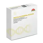 Метоклопрамид-ЭСКОМ, 5 мг/мл, раствор для внутривенного и внутримышечного введения, 2 мл, 10 шт. фото