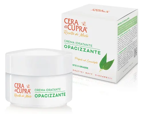 Cera di cupra крем для лица матирующий и увлажняющий с экстрактом прополиса и эвкалипта для жирной и комбинированной кожи, крем для лица, 50 мл, 1 шт. фото