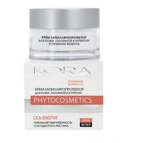 Kora Крем капилляропротектор при куперозе, крем для лица, 50 мл, 1 шт. фото