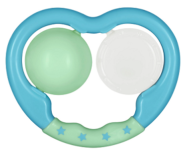 Курносики игрушка-погремушка Кренделек 6 мес+, 1 шт, голубой, арт. 21386 фото