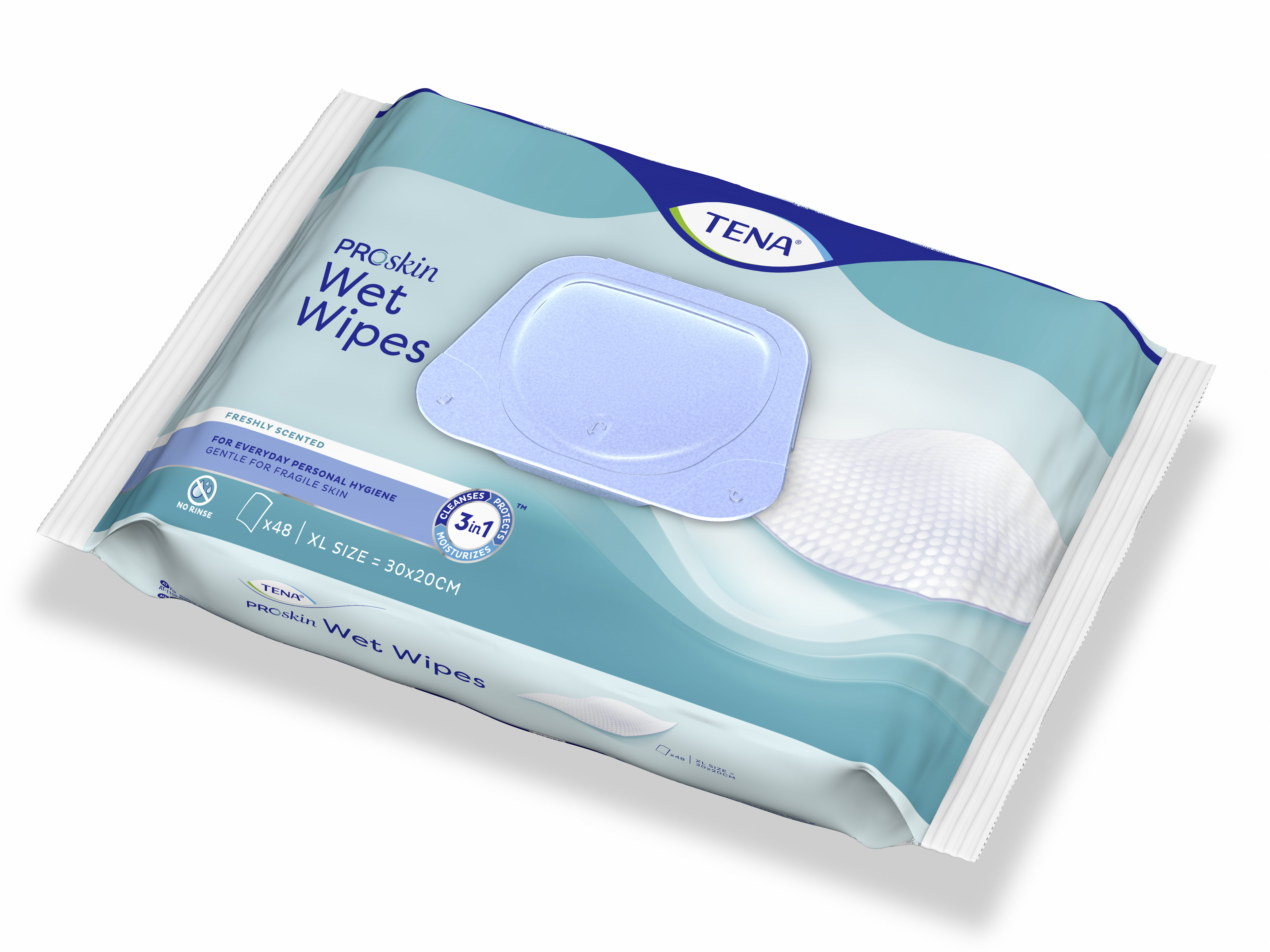 Tena ProSkin Wet Wipes полотенца влажные, полотенца влажные, 48 шт. фото