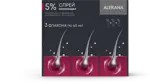 Алерана спрей, 5%, спрей для наружного применения, 60 мл, 3 шт. фото 