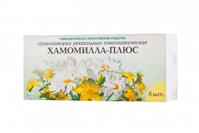 Хамомилла-плюс, суппозитории ректальные, 6 шт. фото