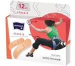 Matopat Classic Пластырь, пластырь в комплекте, 12 шт, 2 размера, текстильный эластичный фото