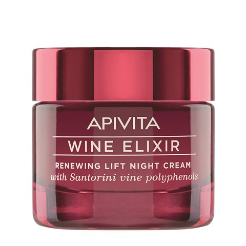 Apivita Wine Elixir Крем Крем-лифтинг обновляющий, крем, 50 мл, 1 шт, ночной фото