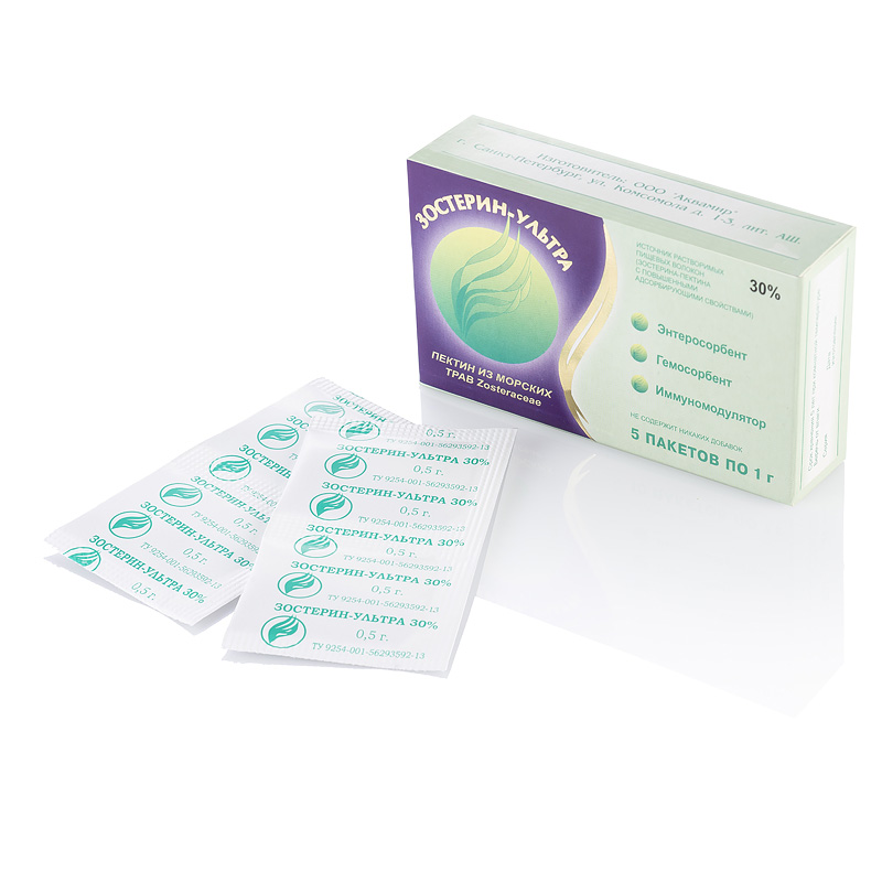 Зостерин Ультра, 30%, порошок, 1 г, 5 шт. фото