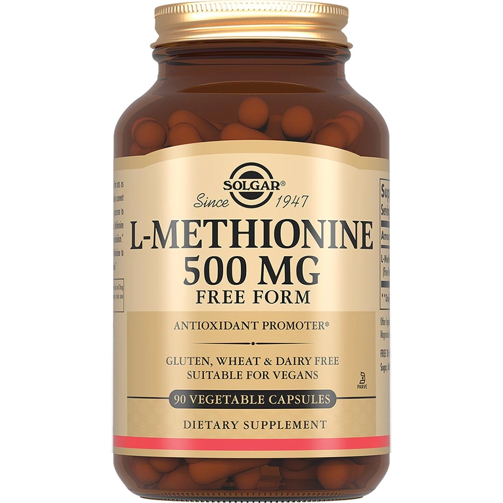 Solgar L-Метионин, 500 мг, капсулы, 90 шт. фото