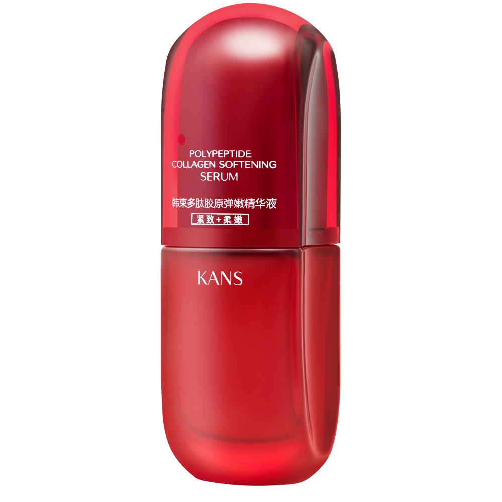Kans Сыворотка для лица смягчающая с коллагеном и полипептидами, сыворотка для лица и шеи, 30 мл, 1 шт. фото