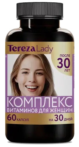 ТерезаЛеди комплекс витаминов для женщин 30+, капсулы, 60 шт. фото