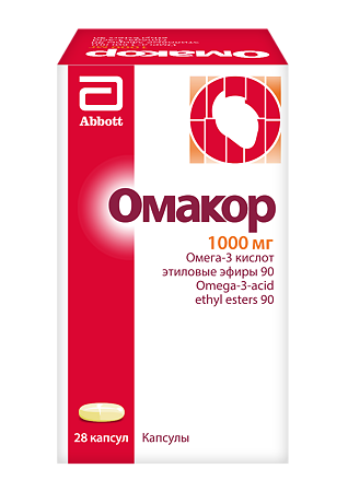 Омакор, 1000 мг, капсулы, 28 шт. фото