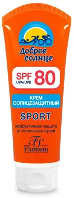 Floresan Крем солнцезащитный Sport SPF80, крем, 60 мл, 1 шт, арт. Ф-109 фото