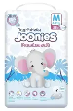 Joonies Premium Soft Подгузники для детей, 6-11 кг, 58 шт, р. M фото