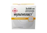 Мультипласт лейкопластырь фиксирующий, 3 см х 500 см, пластырь медицинский, 1 шт, белого цвета, тканевая основа фото