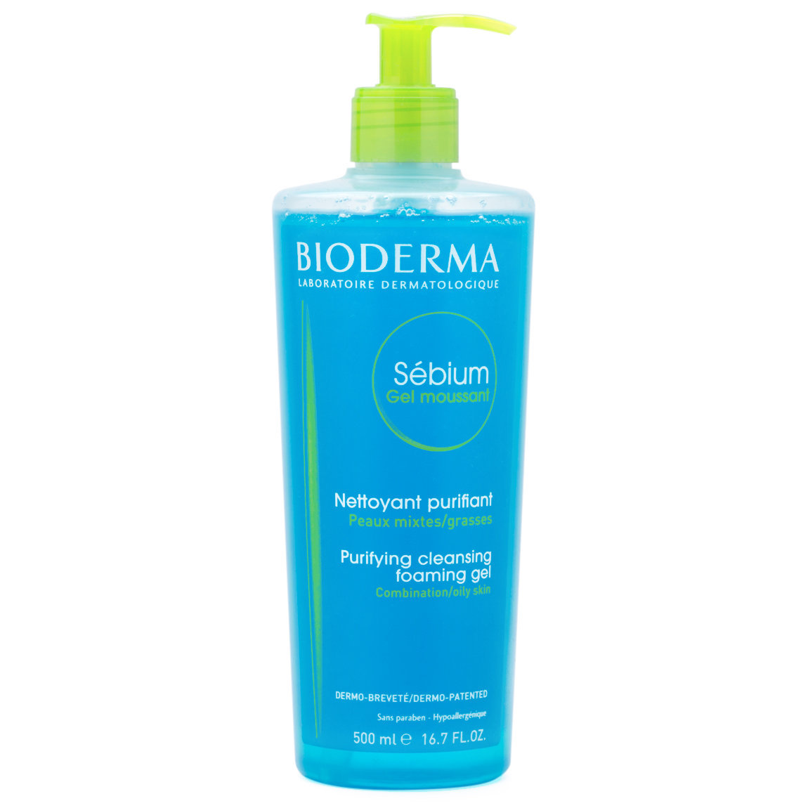 Bioderma Sebium Гель-мусс очищающий, гель для умывания, 500 мл, 1 шт. фото