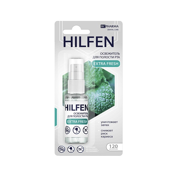 Hilfen Освежитель для полости рта, 15 мл, 1 шт, Extra Fresh фото