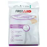 Ферстэйд Чулки компрессионные антиэмболические с резинкой на силиконовой основе, 1 класс компрессии, р. M, 1 шт, белого цвета фото