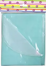 Dino&Rhino Клеенка подкладная с ПВХ покрытием с резинками-держателями, 0.5 м х 0.7 м, 1 шт, цвет в ассортименте фото