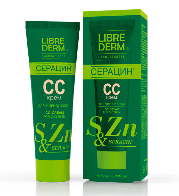 Librederm Серацин CC-крем, крем для лица, 30 мл, 1 шт. фото