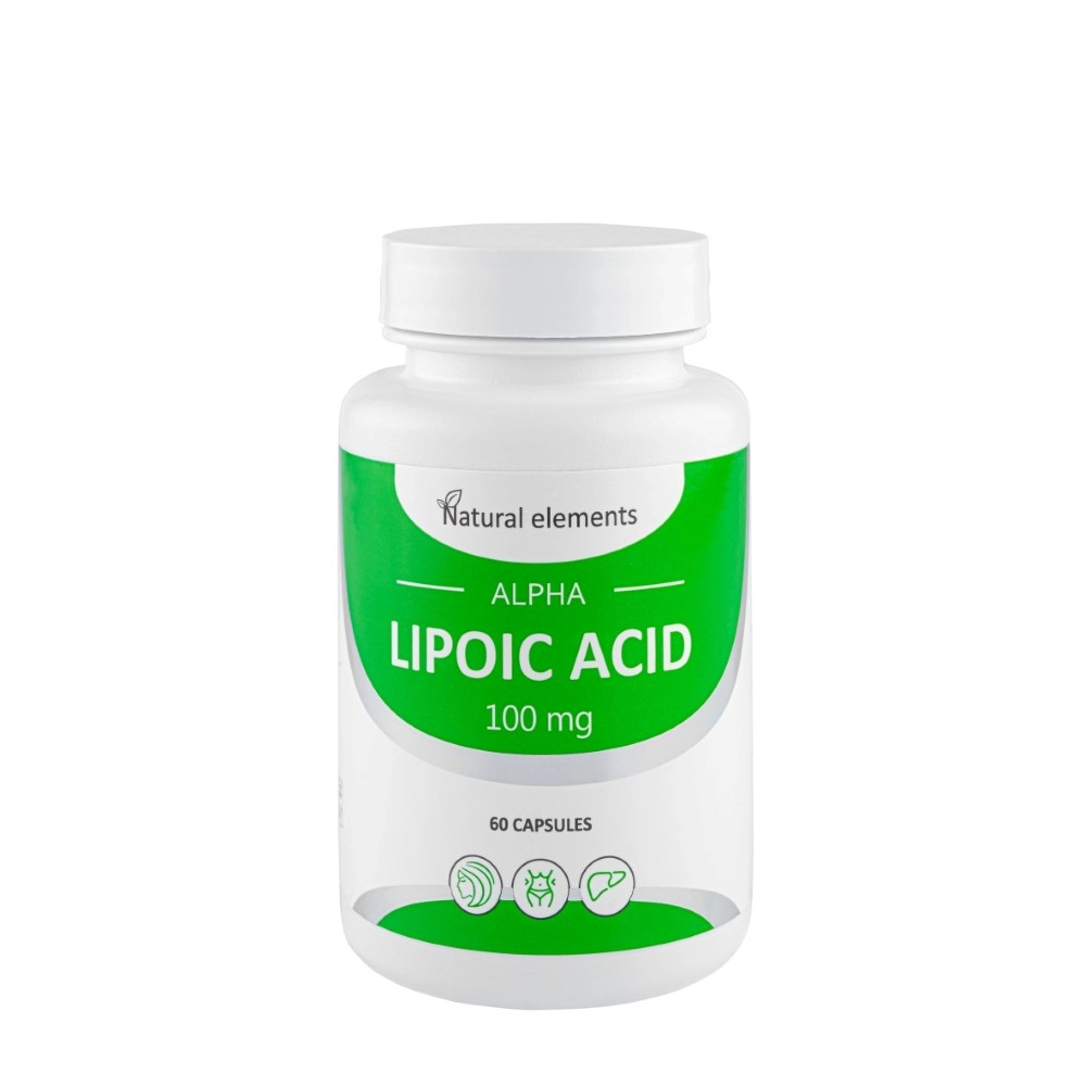 Natural elements Альфа-липоевая кислота, 330 мг, капсулы, 60 шт. фото