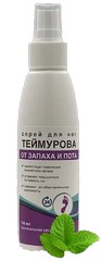 Теймурова Спрей для ног от запаха и пота, спрей для наружного применения, 150 мл, 1 шт. фото