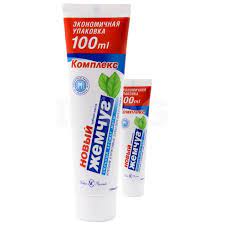 Новый Жемчуг Зубная паста Комплекс, зубная паста, 100 мл, 1 шт, сильная мята фото