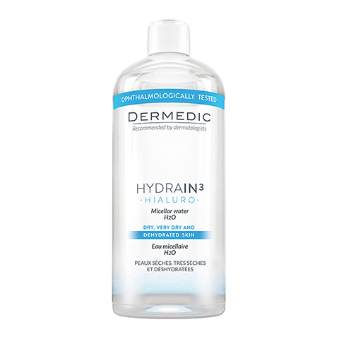 Дермедик Hydrain 3 Hialuro Вода мицеллярная, вода мицеллярная, 500мл, 1 шт. фото