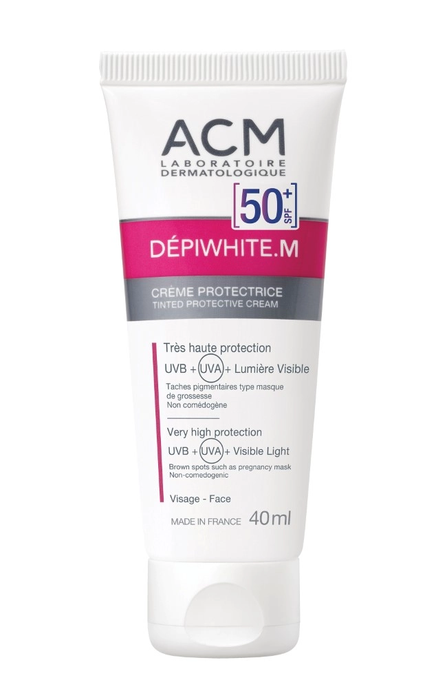 ACM depiwhite M крем для лица защитный, крем, 40 мл, 1 шт, SPF 50+ фото