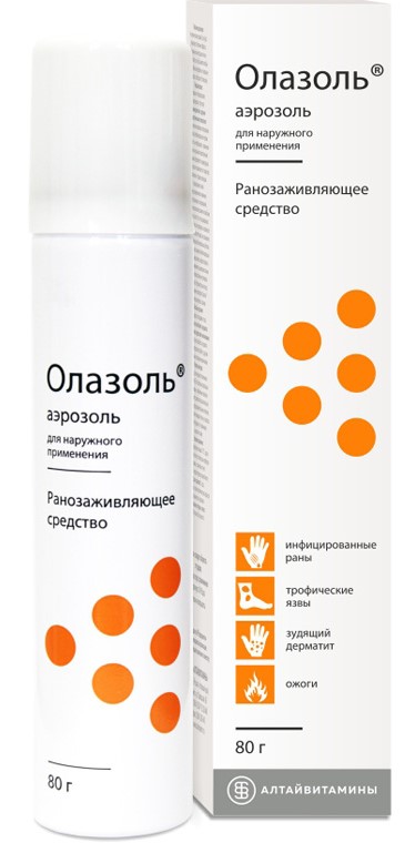 Олазоль, аэрозоль для наружного применения, 80 г, 1 шт. фото