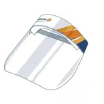 Здравсити Защитный экран для лица, 1 шт, со сменным щитком на 2-х кнопках фото 2