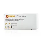 Кеппра, 100 мг/мл, концентрат для приготовления раствора для инфузий, 5 мл, 10 шт. фото