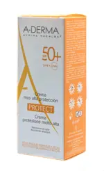 A-Derma Protect Крем солнцезащитный SPF 50+, крем для лица, 40 мл, 1 шт. фото