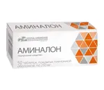 Аминалон, 250 мг, таблетки, покрытые оболочкой, 50 шт. фото