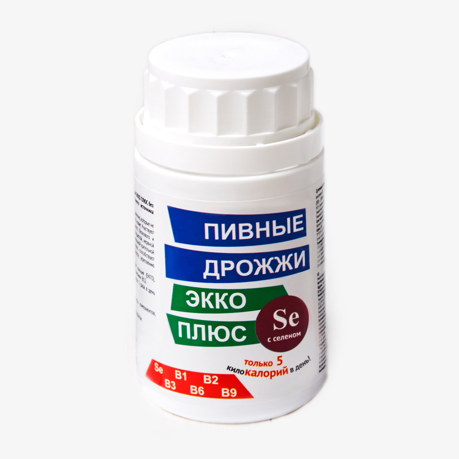 Пивные дрожжи Экко Плюс с селеном, 450 мг, таблетки, 100 шт. фото
