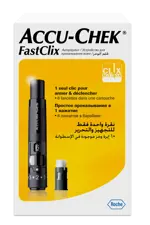 Accu-Chek FastClix, устройство для прокалывания пальца, 1 шт, устройство + 6 ланцетов фото