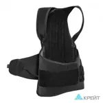 Крейт Корсет ортопедический грудопоясничный, рост 2, р. 3, 1 шт, черный, Б-504 4 металлических ребра жесткости фото 2