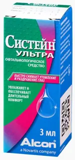 Систейн Ультра, капли глазные, 3 мл, 1 шт. фото
